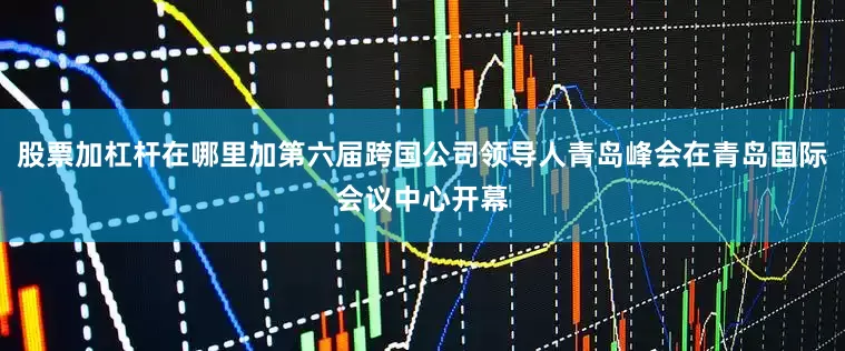 股票加杠杆在哪里加第六届跨国公司领导人青岛峰会在青岛国际会议中心开幕