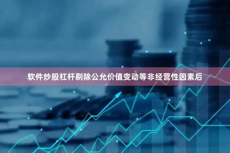 软件炒股杠杆剔除公允价值变动等非经营性因素后